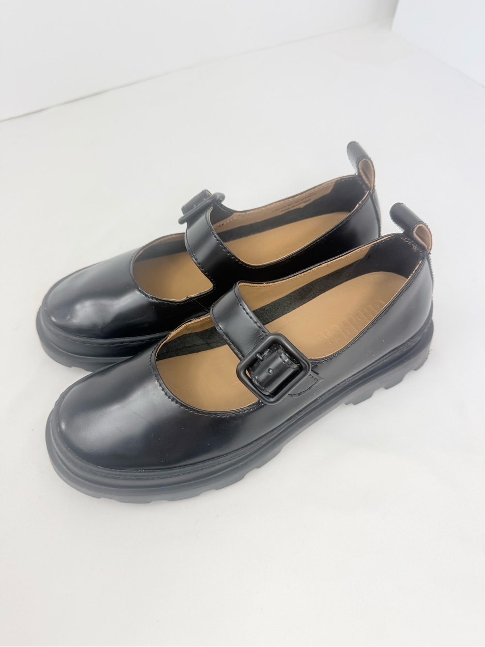 Camper BRUTUS Black Leather Low Heel Side Buckle Lightweight Mary Jane Shoes - Picture 8 of 16